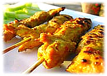  Thai Food Recipe |  Chicken Satay