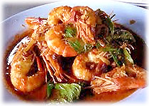 Thai Recipes : Stir Fried Shrimp with Red Curry Paste and Evaporated Milk