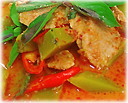  สูตรอาหารไทย : แกงเผ็ดฟักทองหมู