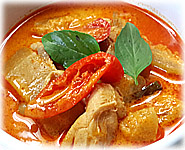 Thai Recipes : Thai Chicken Curry with Winter Melon