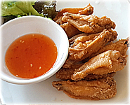 Thai Recipes : Thai Fried Chicken Wings with Salt 