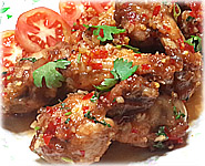 Thai Recipes : Thai Sweet Sour Spicy Fried Chicken Sticks