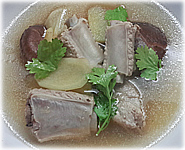 Thai Recipes : Thai Pork Spareribs Soup with Ginger