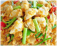 Thai Recipes : Stir-Fried Crab Meat with Curry Powder