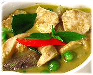 Thai Recipes : Green Curry Chicken