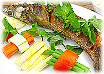 Thai Recipes : Fried Fish with Mixed Herb 
