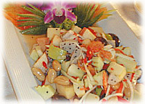  Thai Food Recipe | Thai Fruit Spicy Salad