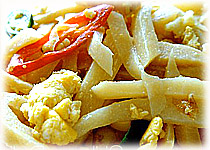  สูตรอาหารไทย : หน่อไม้ผัดไข่