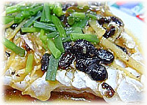 Thai Recipes : Steamed Fish with Black Bean Sauce
