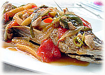 สูตรอาหาร :  ปลาเปรี้ยวหวาน 