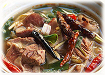  Thai Food Recipe |  Thai Hot Soup with Beef