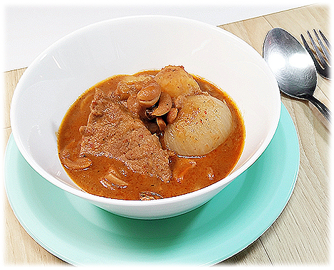 สูตรอาหารไทย : แกงมัสมั่นเนื้อ