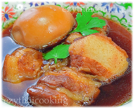  Thai Food Recipe | Stewed Pork and Egg with Five Spices