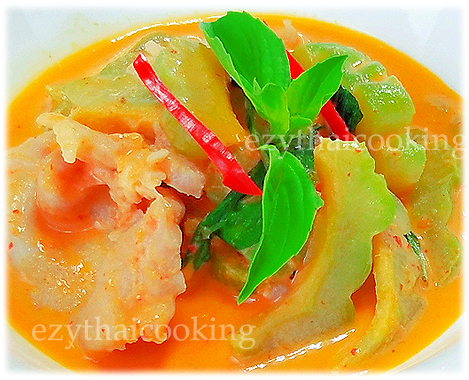  สูตรอาหารไทย : แกงคั่วมะระหมู
