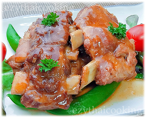  Thai Food Recipe | Baked Pork Spare Rib with Honey