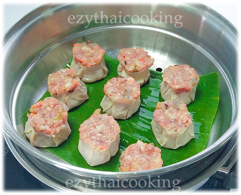  Thai Food Recipe |  Pork and Shrimp Shumai