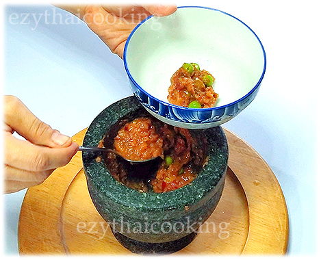  สูตรอาหารไทย : น้ำพริกกะปิ