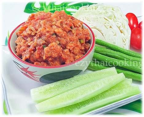  สูตรอาหารไทย : น้ำพริกอ่อง